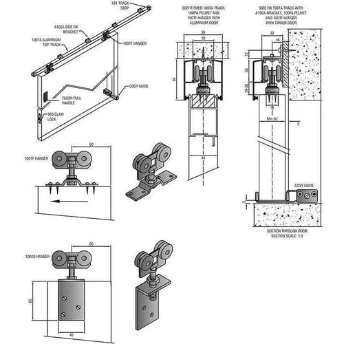 Sliding Mechanism Domestic Hillaldam-Door Systems-Hillaldam-diyshop.co.za