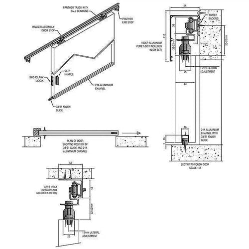 Sliding Mechanism Panther Hillaldam-Door Systems-Hillaldam-diyshop.co.za