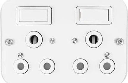Socket Industrial 4x2 Classic Crabtree-Double