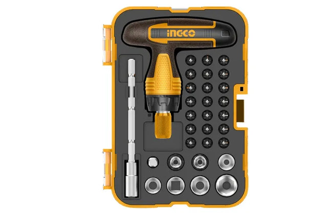 Socket & Screwdriver 1/4" Set iNGCO-Default Title