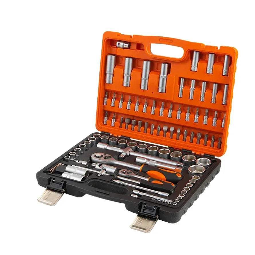 Socket Set 1/2" & 1/4" 94pc in Case Kendo-