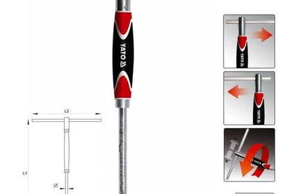 Socket Wrench 1/2" T Handle-1/2" x 310𝑚𝑚-