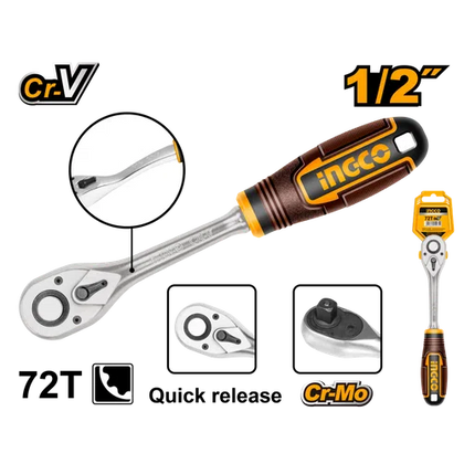 Socket Wrench Ratchet Drive iNGCO-(1/2") 260mm-