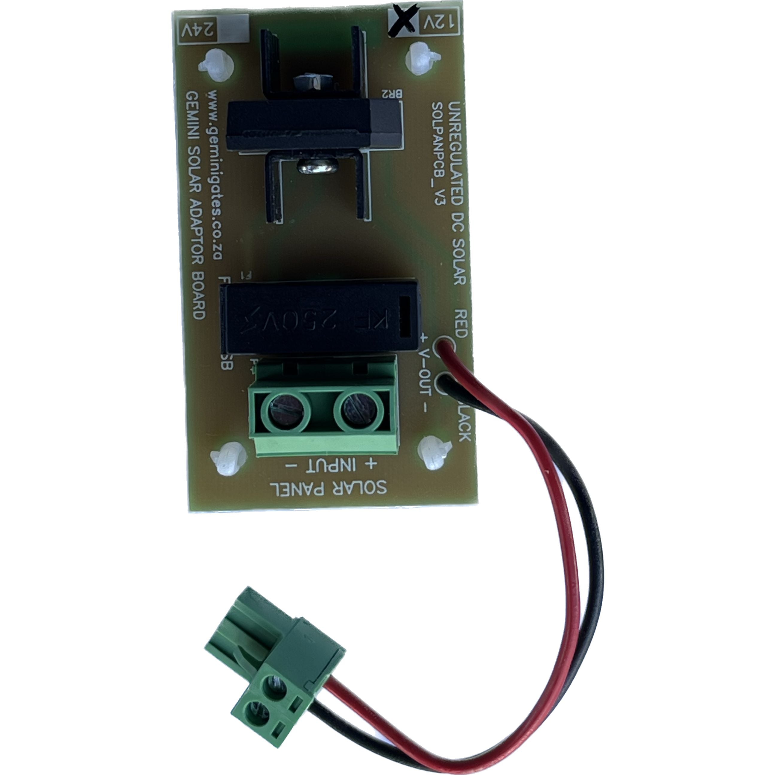 Solar Adaptor PC Board for Gate Motor Gemini