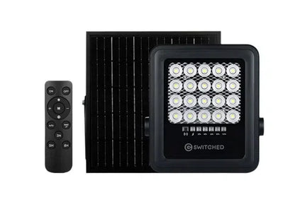 Solar Flood Light Switched-100𝑊+10𝑊 Panel