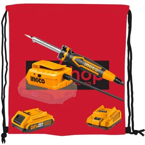 Soldering Iron Cordless 𝑃20ˢ iNGCO-Tool Only-
