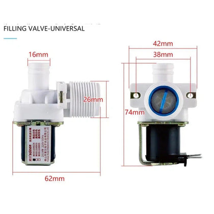 Solenoid Inlet Valve B03110005 for Top Loader-