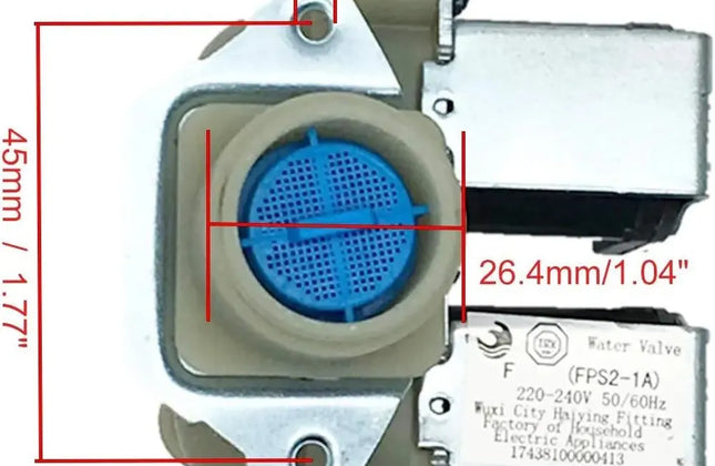 Solenoid Inlet Valve FPS2-1A)-1A) for Top Loader DEFY-