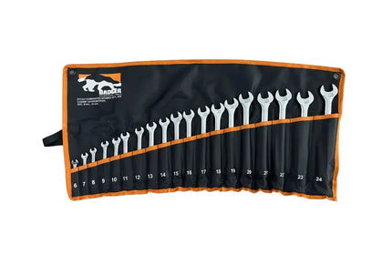 Spanner Set Combo Deep Offset CRV in Pouch-6-22𝑚𝑚(19pc)-