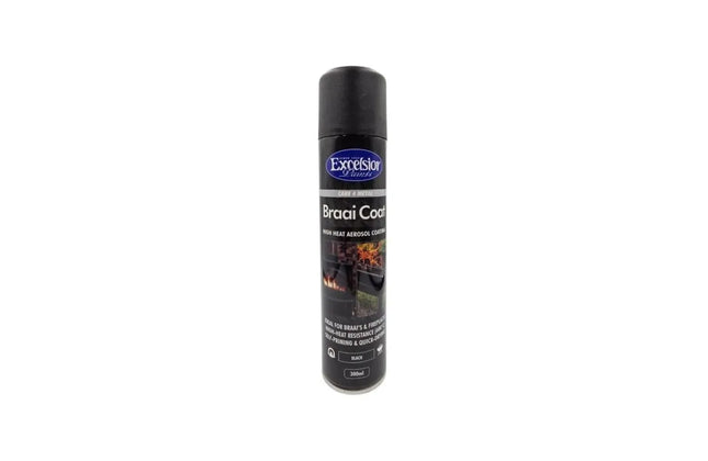 Spray Paint High Heat 600° Excelsior-Black-300ml