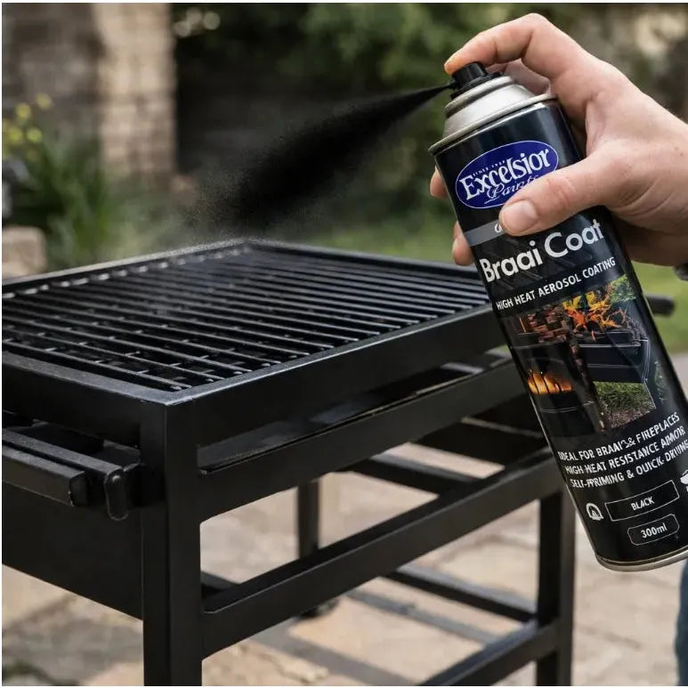 Spray Paint High Heat 600° Excelsior-Black-300ml-
