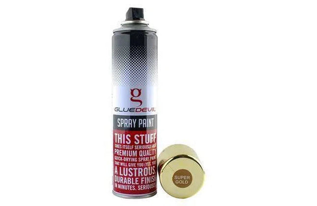 Spray Paint Super Metalic Glue Devil-Super Gold-300𝑚ℓ