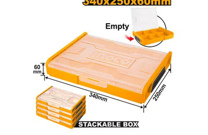 Stackable Organiser Case Empty iNGCO-Medium 12"-each-