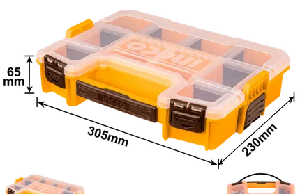 Stackable Organiser Case Empty iNGCO-Medium 12"-each-