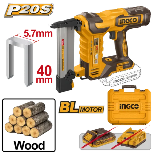 Staple Gun Cordless 20𝑉 iNGCO