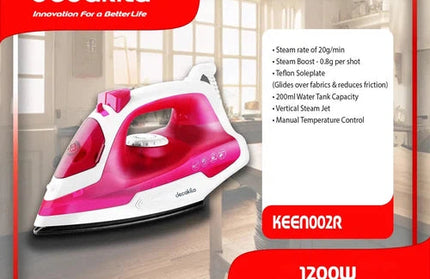 Steam Iron Electric 1.2𝑘𝑊 decakila-