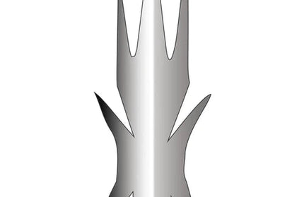 Steel Palisade Rolled Spike-𝑤30 x 𝑇2.0𝑚𝑚 x 𝐻1.8𝑚