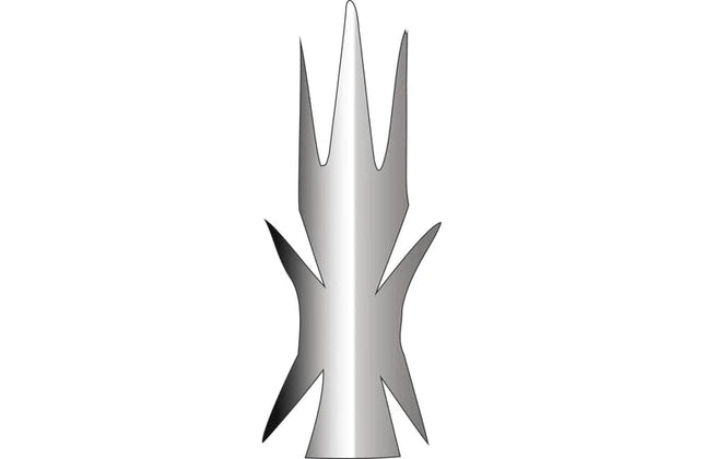 Steel Palisade Rolled Spike-𝑤30 x 𝑇2.0𝑚𝑚 x 𝐻1.8𝑚