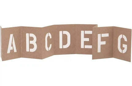 Stencil Letter's & Number's Set Paperboard-25𝑚𝑚