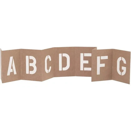 Stencil Letter's & Number's Set Paperboard-25𝑚𝑚