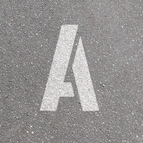 Stencil Letter's & Number's Set Paperboard-25𝑚𝑚-