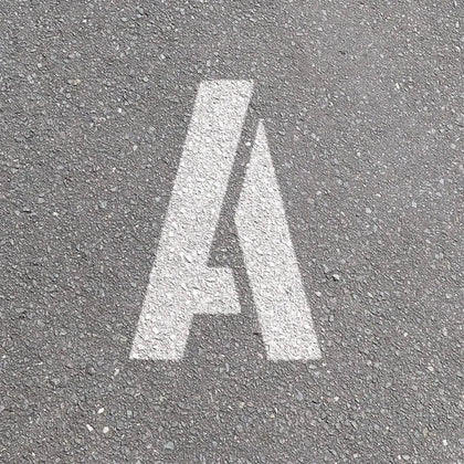 Stencil Letter's & Number's Set Paperboard-25𝑚𝑚-