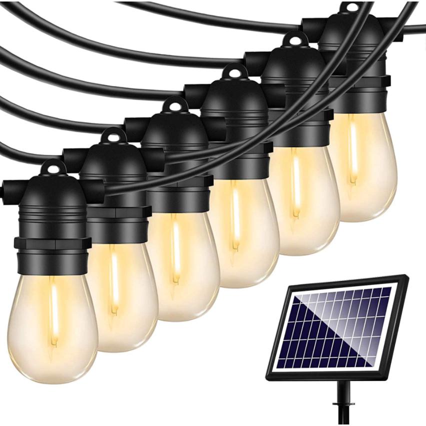 String Light Solar Kit 5m with 10 Bulbs-LED Light Bulbs-O-lite-diyshop.co.za