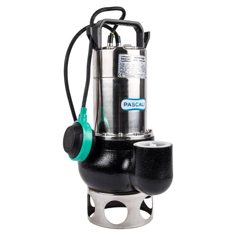 Submersible Sewerage Pump Pascali-0.75𝑘𝑊/10𝑚³ℓ𝑝𝒉/𝐻9.8𝑚-