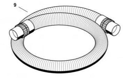 Suction Hose for Vacuum Cleaner SE33/SE62 STIHL-⌀50𝑚𝑚 x 𝐿1.75𝑚