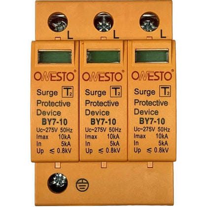 Surge Protection Device AC DIN Onesto »-10𝑘𝐴/3𝑃oleⓓ