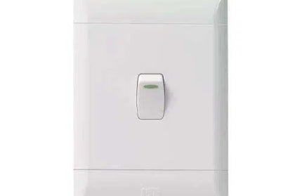 Switch 4x2 CBI-1 Lever 1 Way-White