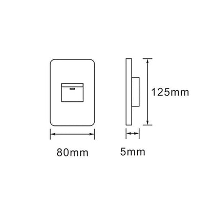 Switch 4x2 Luxury Range Ausma-1Lever-Black/Gold-
