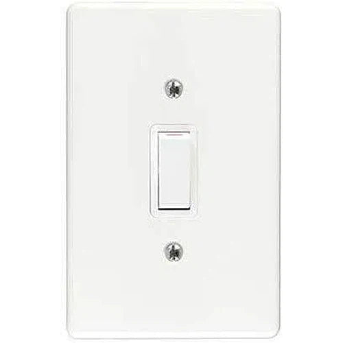 Switch 4x2 Steel Classic Crabtree-Switches-Crabtree-1 Lever-diyshop.co.za