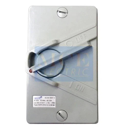 Switch Isolator Weatherproof-20A 2Pole-