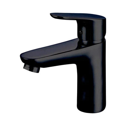 Tap Basin Mixer Rounded Lever-Black