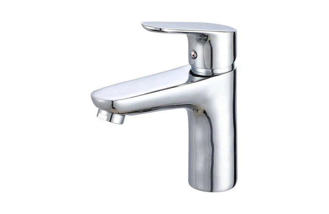 Tap Basin Mixer Rounded Lever-Chrome
