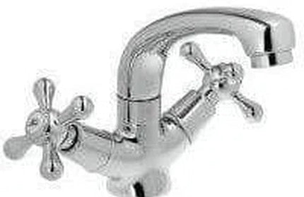 Tap Basin Mixer Swivel Spout Victorian Handle-Default Title