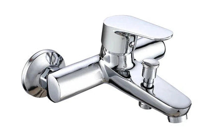 Tap Bath Mixer Rounded Lever-Chrome