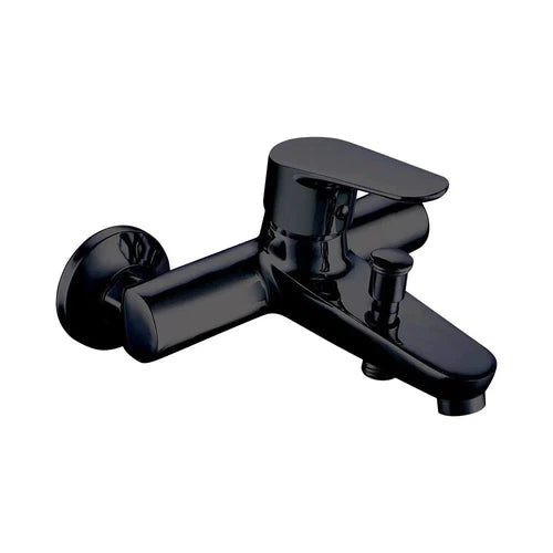 Tap Bath Mixer Rounded Lever-Chrome-