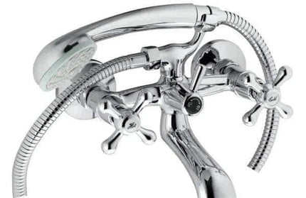 Tap Bath Mixer Victorian Handle-Default Title