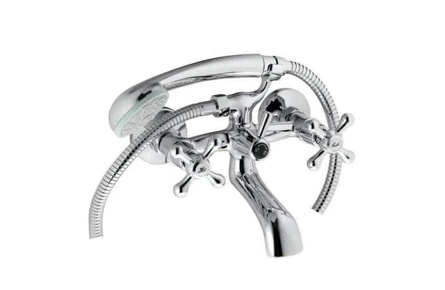 Tap Bath Mixer Victorian Handle-Default Title