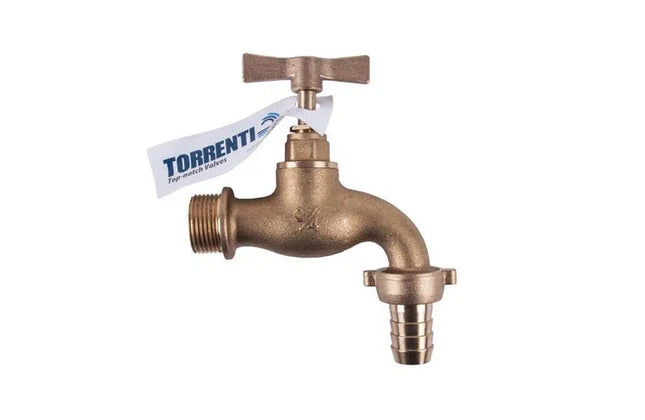 Tap Garden Brass Heavy Pattern Torrenti-22𝑚𝑚 x 3/4"