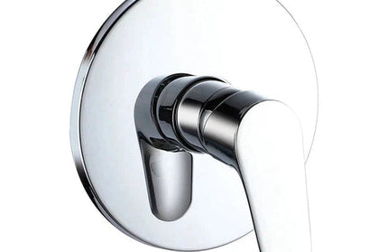 Tap Shower Mixer Rounded Lever-Chrome