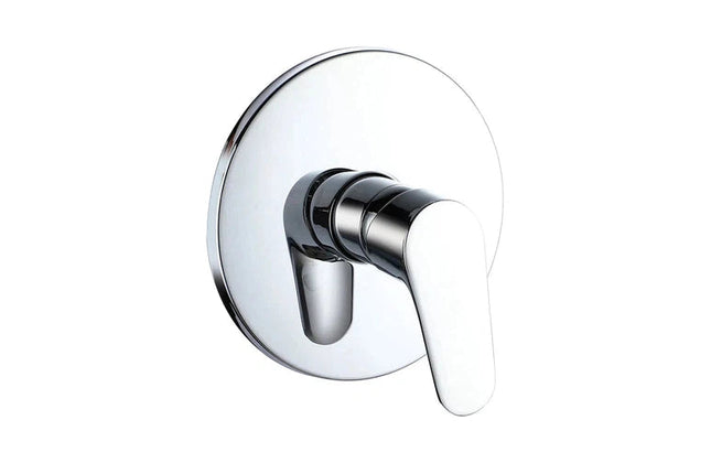 Tap Shower Mixer Rounded Lever-Chrome