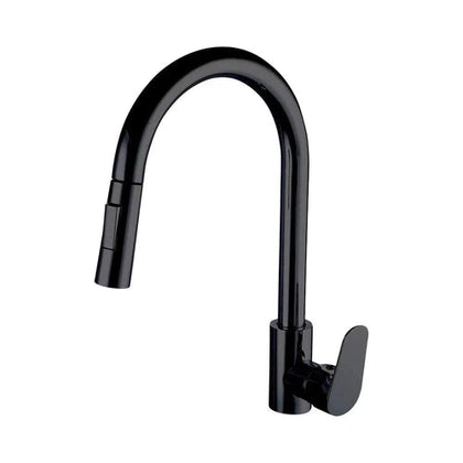 Tap Sink Kitchen Mixer Pull out Spout Rounded Lever-Matt Black