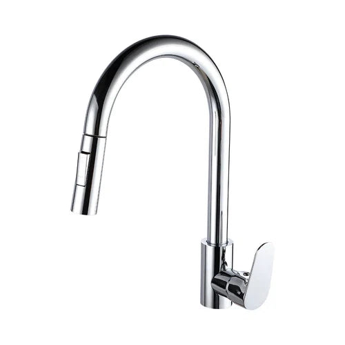 Tap Sink Kitchen Mixer Pull out Spout Rounded Lever