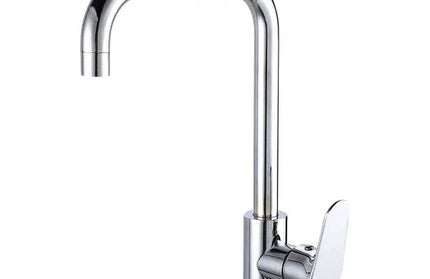 Tap Sink Kitchen Mixer Square Rounded Lever-Chrome