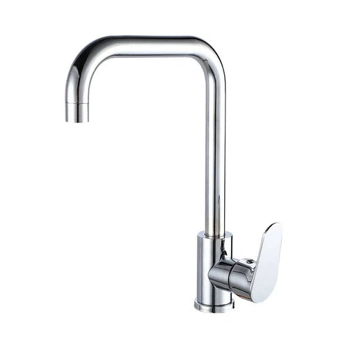 Tap Sink Kitchen Mixer Square Rounded Lever-Chrome-