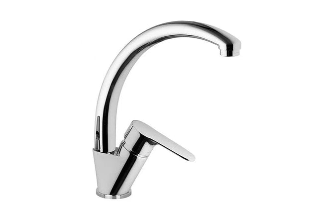 Tap Sink Mixer Round Rounded Lever-Chrome
