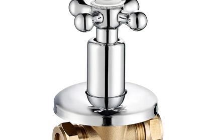 Tap Undertile Stop Tap Victorian Handle-15mm